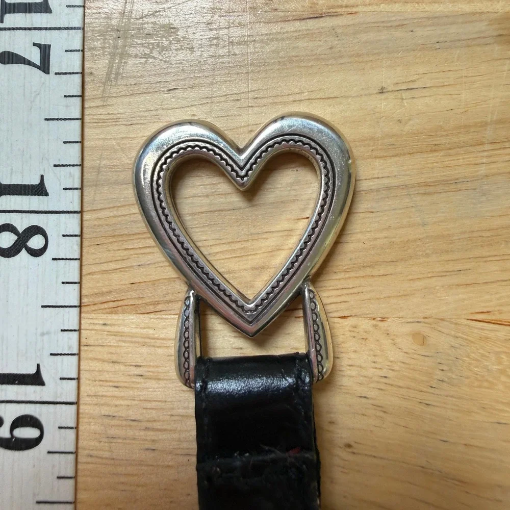 Western Boho Heart Leather Keychain from Brighton Designer Bag Charm Accessory